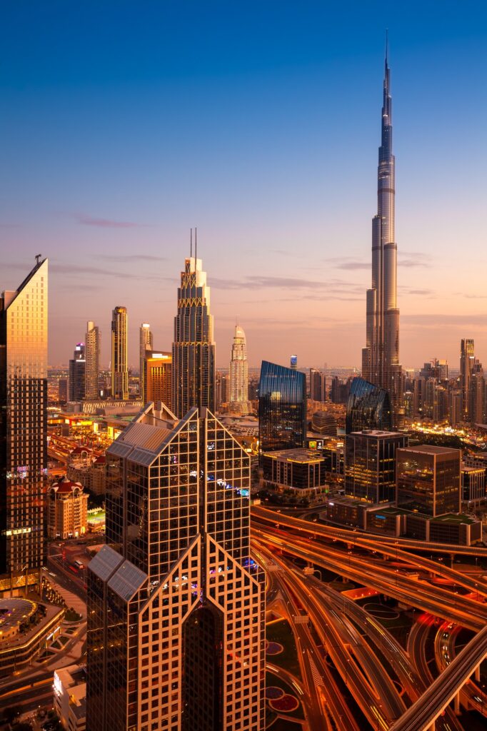 Dubai skyline, UAE